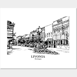 Livonia - Michigan Posters and Art